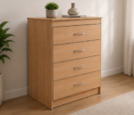 Chest of Drawers 4 – Elegant Storage Solution for Modern Bedroom Furniture - Image 4
