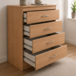 Chest of Drawers 4 – Elegant Storage Solution for Modern Bedroom Furniture