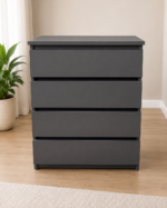 Premium Wooden Bedroom Cabinet - Chest of 4 Drawers - Image 5