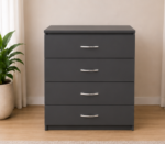 Chest of 4 Drawers - Luxury Storage Chest of 4 Drawers - Stylish Wooden Furniture