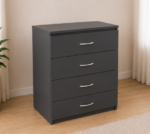 Chest of 4 Drawers - Luxury Storage Chest of 4 Drawers - Stylish Wooden Furniture - Image 3