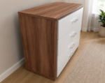 Luxury Spacious Wooden Drawer Cabinet - Chest of Four Drawers - Image 3
