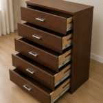 Chest of 5 Drawers  – Modern Wooden Drawers