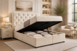 Luxury Double Ottoman Storage Bed - Image 2