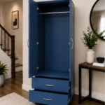 Wardrobe with Two Drawers - Premium Two Door Wardrobe with Two Drawers