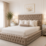 Ambassador Velvet Super King Size Bed Frame