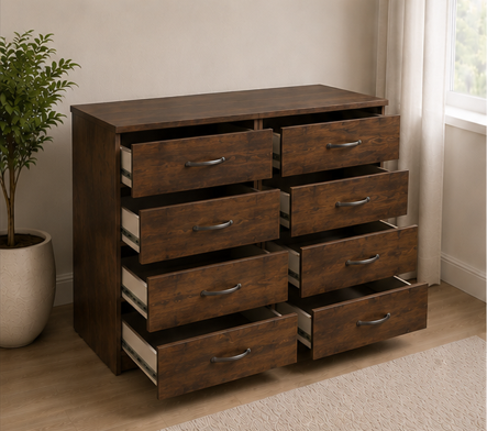 43343 Chest of 4 Drawers – Stylish 4/4 Chest of Drawers – Stylish Large Storage Solution for Modern Bedrooms - Image 1