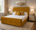 Hilton King Size Bed – Upholstered Luxury Bed - King Size Bed - Image 5