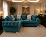Verona Fabric Corner Sofa -  Verona Elegant Corner Sofa - 4 Seater Sofa - Image 2