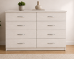 Luxury Bedroom Chest - Chest of Drawers - Chest of 4+4 Drawers - Image 5