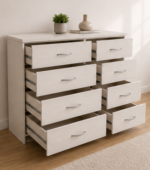 Chest of 4+4 Drawers - Luxury Wooden Drawer - Stylish Wooden Drawer
