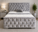Florida Grey King Size Bed with Luxury Design - Premium Florida King Size Bed with Comfort Design - Image 2