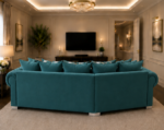 Verona Fabric Corner Sofa -  Verona Elegant Corner Sofa - 4 Seater Sofa - Image 4