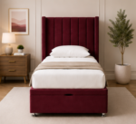 Panel Winged  Bed - Luxury Wingback Panel Single Bed - Image 2