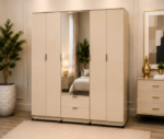 Wardrobe - Wardrobe with 2 Mirrors - Wardrobe 2 Drawers - Image 3