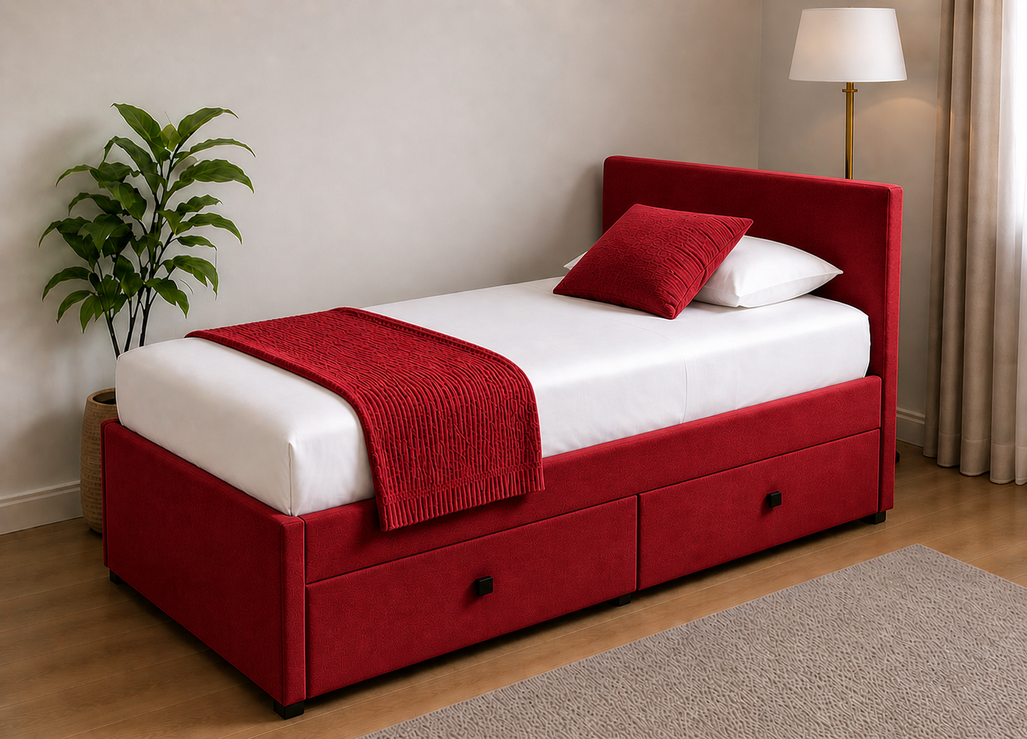 465608b8-23ab-40ac-aca9-e6985d48fa25 Stylish Divan Single Bed - Single Bed - Image 1