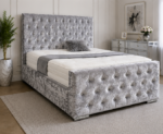 Florida Grey King Size Bed with Luxury Design - Premium Florida King Size Bed with Comfort Design - Image 3