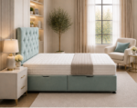 Contemporary Double Ottoman Storage Bed - Image 3