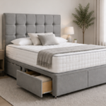 Contemporary Super King Size Divan Bed – Elegant & Comfortable Style