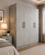 Durable 4 Door Wardrobe – Stylish Wooden Wardrobe - Spacious 4 Door Wardrobe – Luxury Family Storage Solution - Image 2