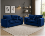 Fabric Dylan 3+2 Seater Sofa Set – Comfortable Seating - Premium Dylan 3+2 Seater Sofa Set