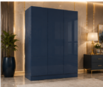 4 Door Wardrobe - Wardrobe with 1 Mirrors - Stylish 4 Door Wardrobe With Two Drawers - Image 5