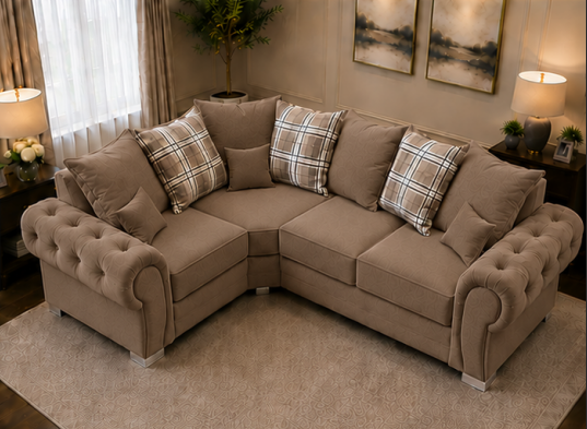 5 Verona 4 Seater Sofa - Four Seater Sofa - Modern Four Seater Corner Sofa - Image 1