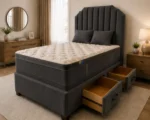 Double Divan Bed Base with Smart Storage