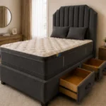 Double Divan Bed Base with Smart Storage