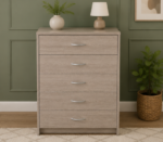 Chest of 5 Drawers - Premium Wooden Storage Drawers - Image 4