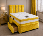 Stylish Single Divan Bed – Soft Upholstered Design - Image 2