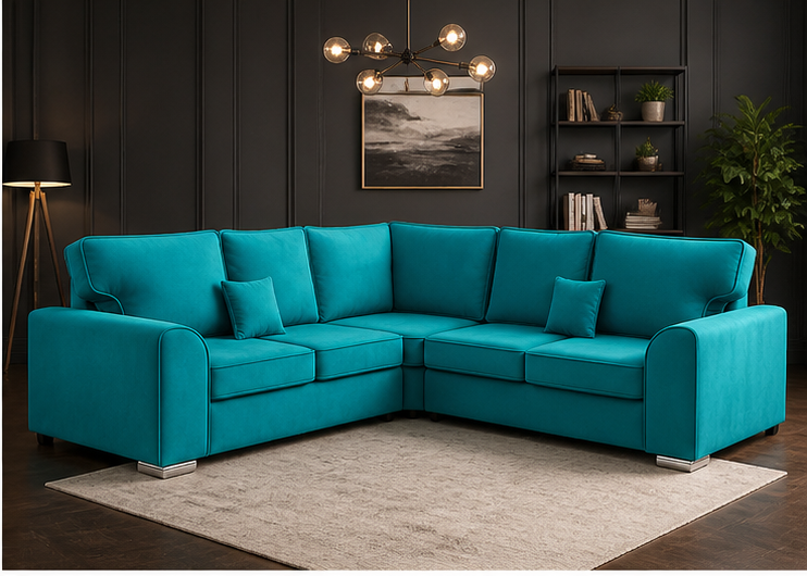 50 5 Seater Corner Sofa – Stylish & Durable Design - Modern Living Room Choice - Image 1