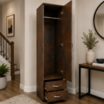 Smart Storage One Door Wardrobe with Two Drawers