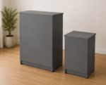 Chest of 5 Drawers With 1 Side Table - Premium Storage Side Cabinet - Premium Wooden Drawers - Image 5