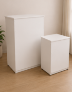 Chest of 5 Drawers With Side Table - Chest of 5 Drawers -  Elegant Wooden Side Table - Premium Storage Cabinet - Image 5