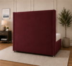 Premium Winged Headboard Bed - Luxury Haven Wingback Bed - Image 4