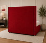 Modern Living Winged Bed Frame - Royal Style Panel Double Bed - Image 3