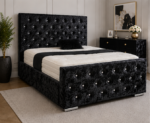 Florida Black King Size Bed with Modern Design - Image 5