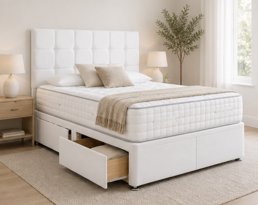 56 Luxury Super King Size Divan Bed – Stylish & Durable Design - Image 1