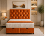 Plush Upholstered King Ottoman Bed - Image 3