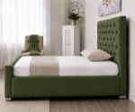 Luxury Bedroom Single Bed - Single Bed Green Colour - Florida Bed - Image 3