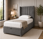 Panel Winged Single Bed - Space Saving Winged Single Bed