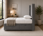 Panel Winged Single Bed - Space Saving Winged Single Bed - Image 3
