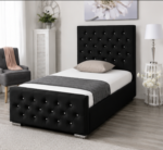 Florida Modern Single Bed - Florida Single Bed Black