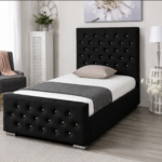 Florida Modern Single Bed - Florida Single Bed Black