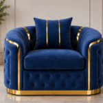 Madrid 1-Seater Sofa - 1-Seater Sofa - Premium Soft Fabric Sofa