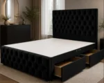 Luxury Upholstered King Size Divan Bed Frame – Soft & Durable - Image 2