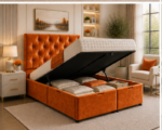 Designer Double Ottoman Bed Frame - Image 2