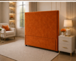 Plush Upholstered King Ottoman Bed - Image 6