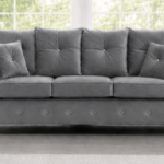 Luxury 3 Seater Sofa - 3 Seater Grey Sofa